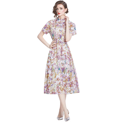 Mild Luxury Retro Elegant Dress Women