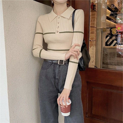 Autumn And Winter Sweater Inner Wear Blouse