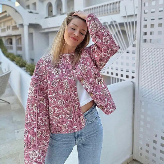 Estampado de flores Naist Street para mujer