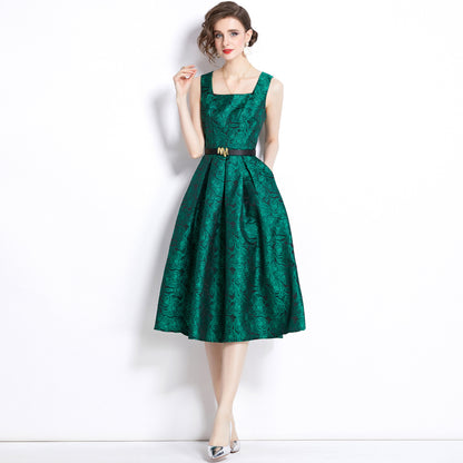 French Jacquard Exquisite Dress Texture