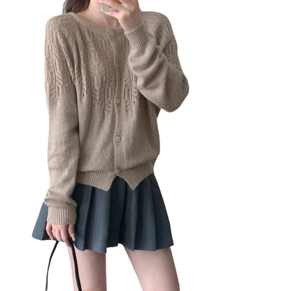 Mohair Round Neck Vintage Sweater