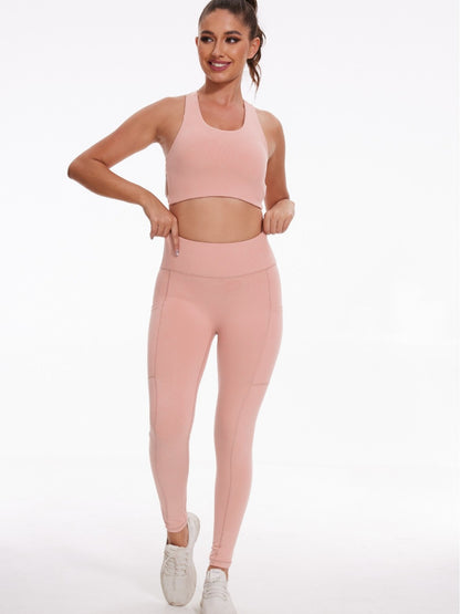 Perspiration Sports Fitness Yoga Suit