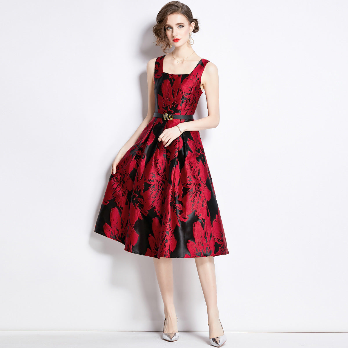 Three-dimensional Jacquard Dress Women