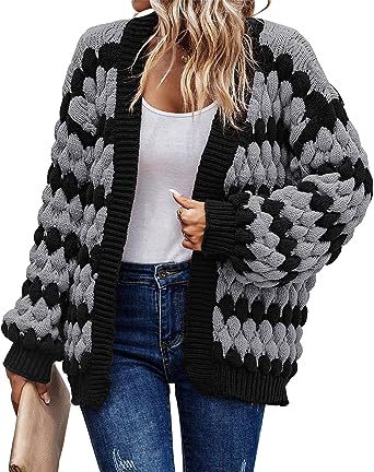 Loose Twisted Knitted Winter Sweater Coat