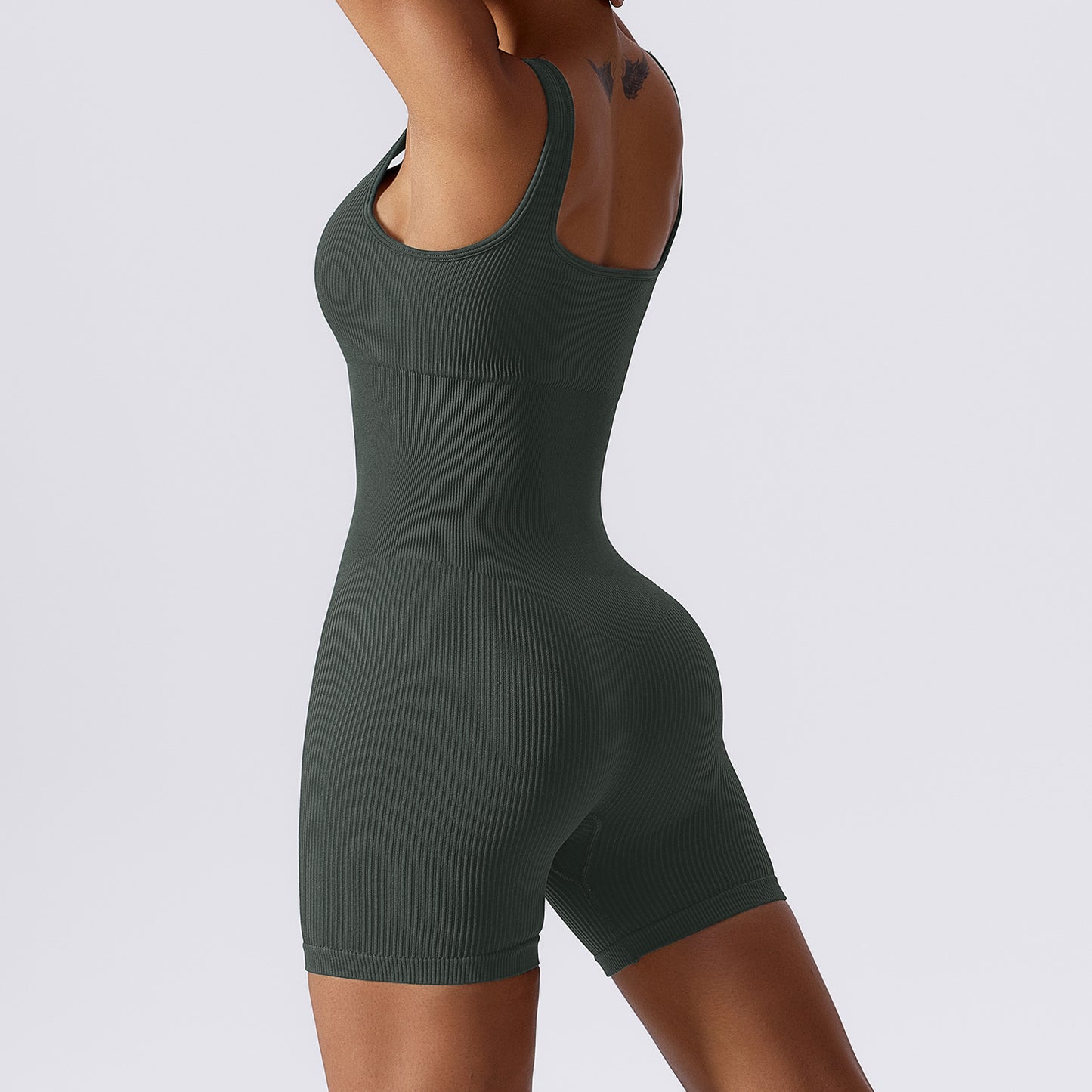 High Elastic One-piece Tight One-piece Aerial Beauty Back