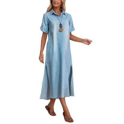 Light Color Women's Denim Dress