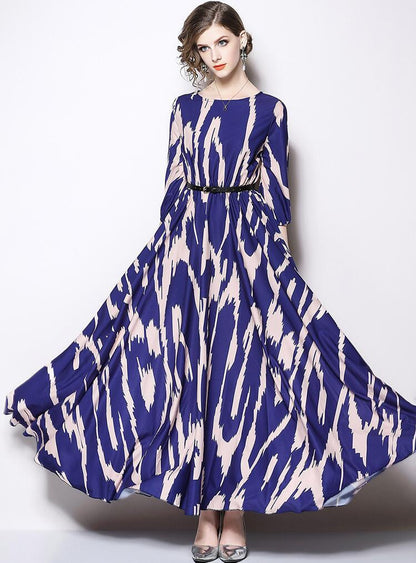 Summer Chiffon Extra Long Dress