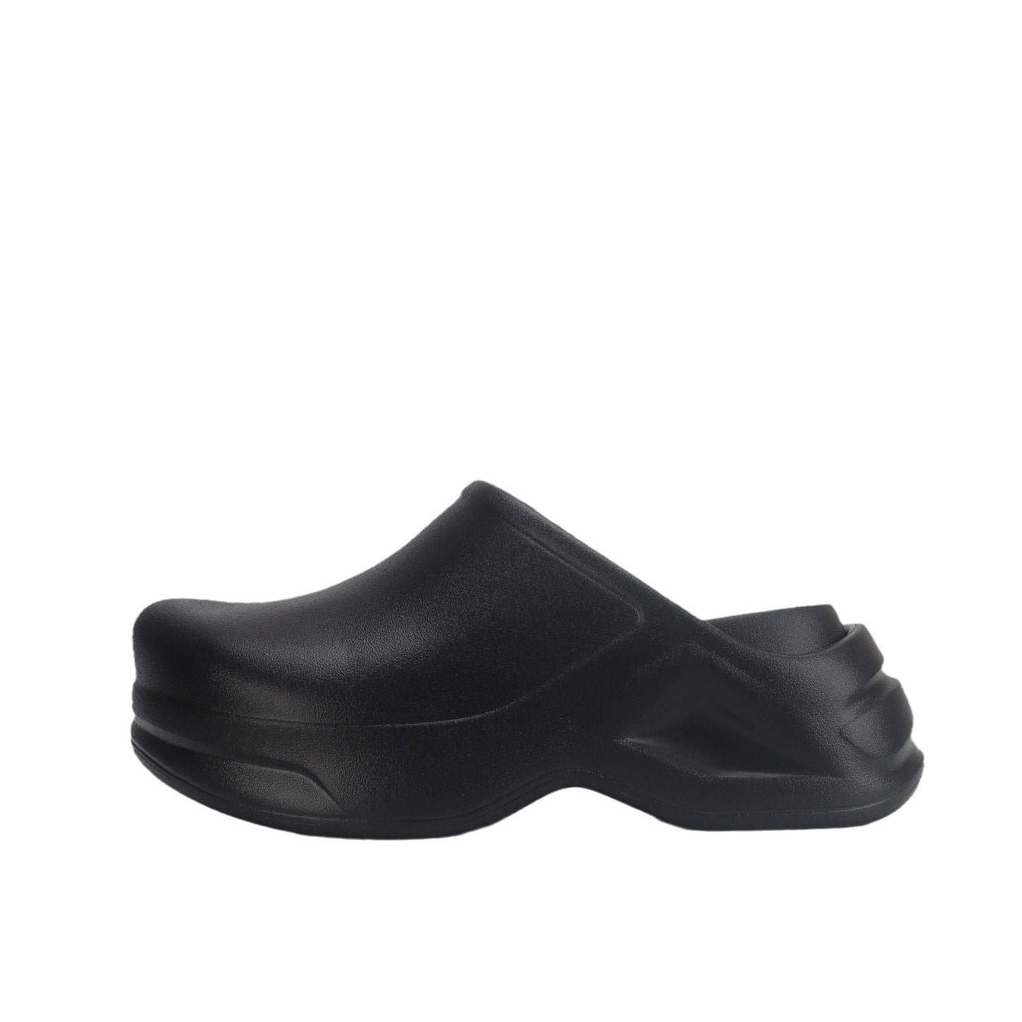 EVA Closed-toe Slippers Hole Shoes Platform