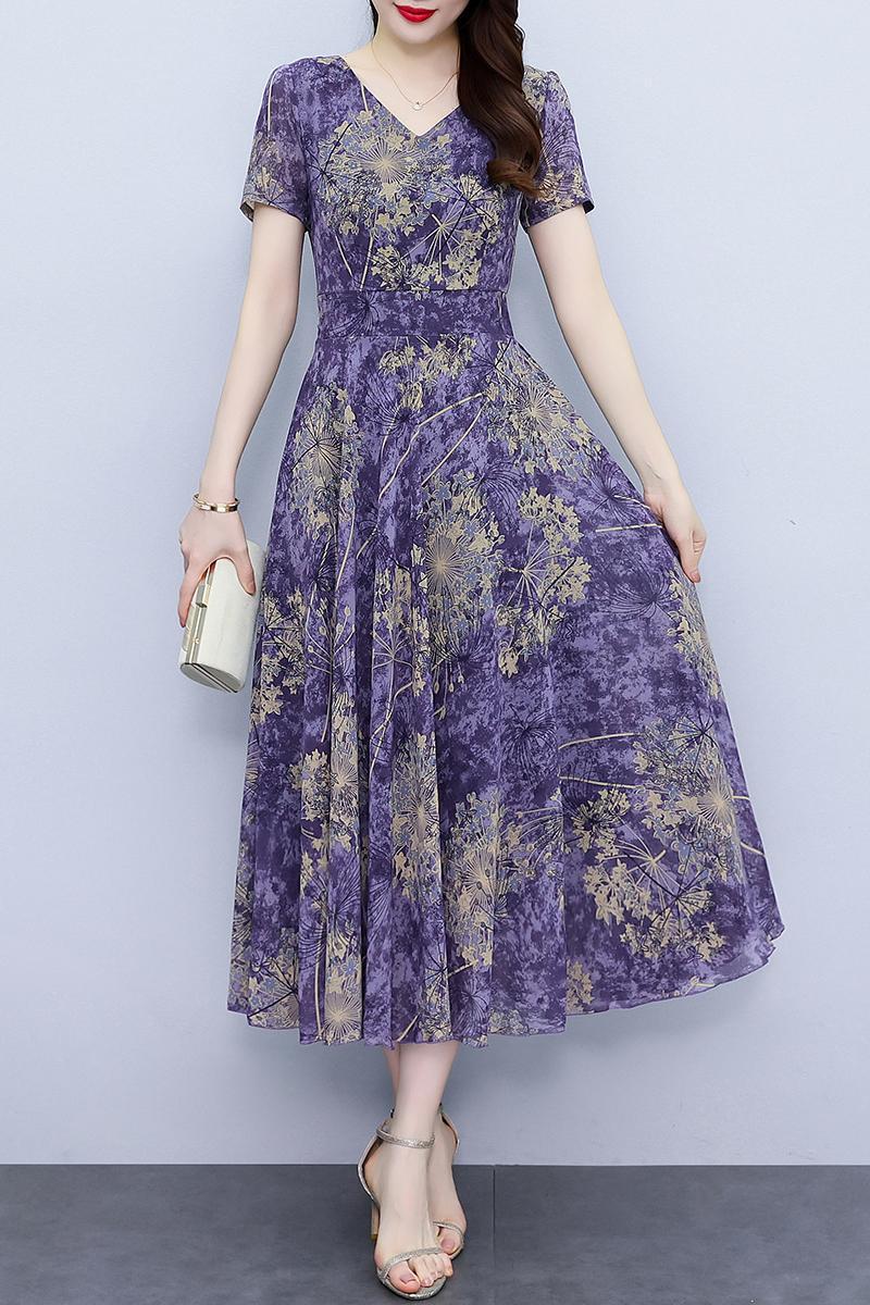 New Temperament Elegant Slim-fit Bohemian Beach Dress