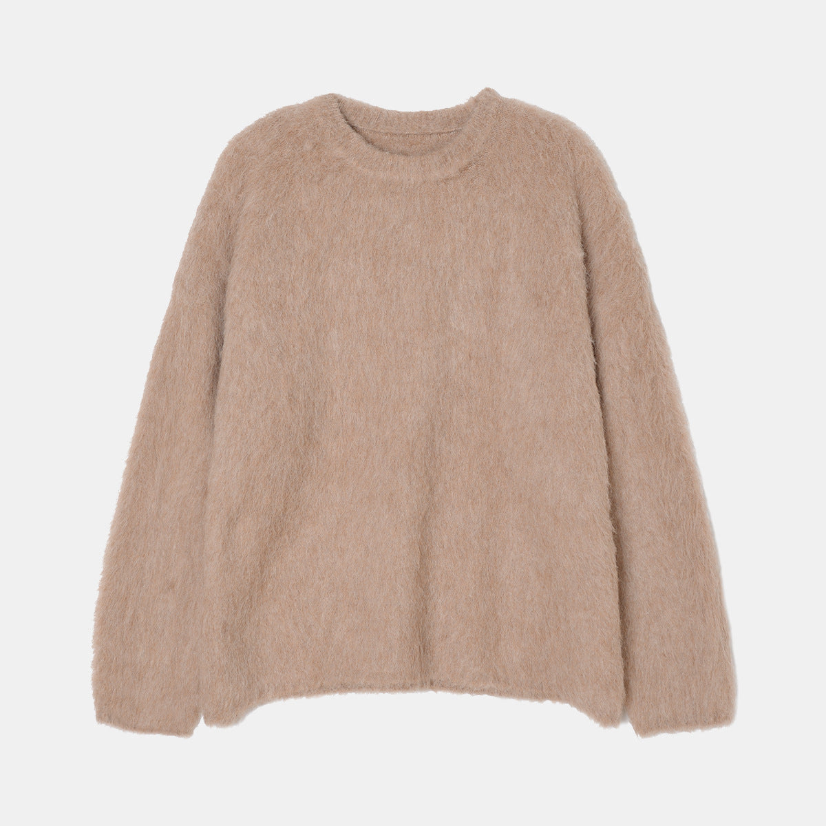 High-end Niche Alpaca Round Neck Wool Sweater