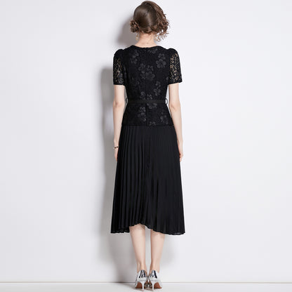 Lace Embroidery Dress Women