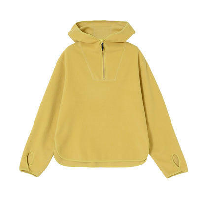 Thin Hoodie Loose Long Sleeve Sports Fleece