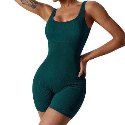 High Elastic One-piece Tight One-piece Aerial Beauty Back