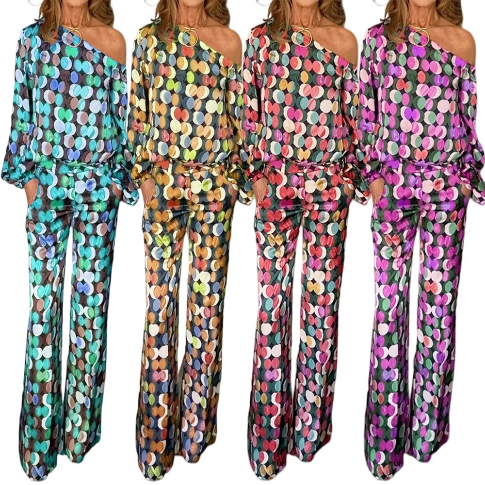 Digital Printing Long-sleeve Suit