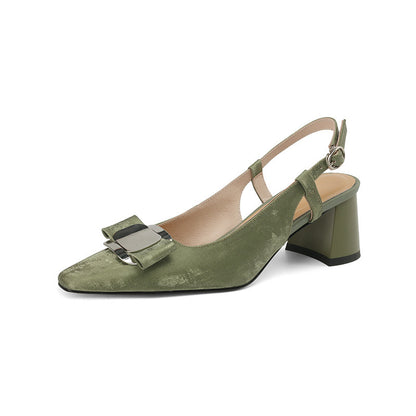 Sandalias sencillas Kraft de superficie suave para mujer