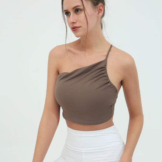 Gilet de musculation à bandoulière pour femme