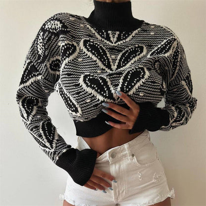 Ins Trendy Slim-fit Long-sleeved Sweater For Women Autumn And Winter