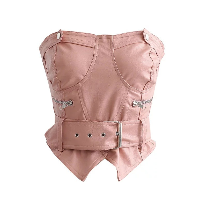 PU Leather Waist For External Wear And Shaping