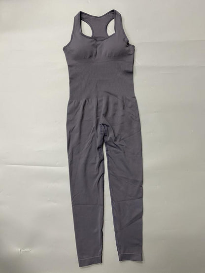 Conjunto de yoga de una pieza para mujer con pantalones tipo mono