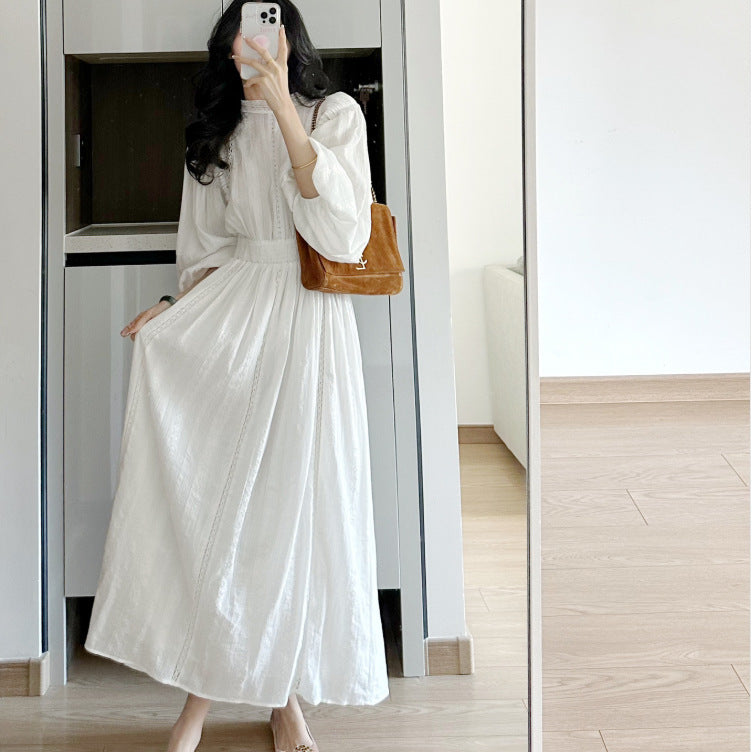 Hollow-out Young Simple Elegant Women's Clothing