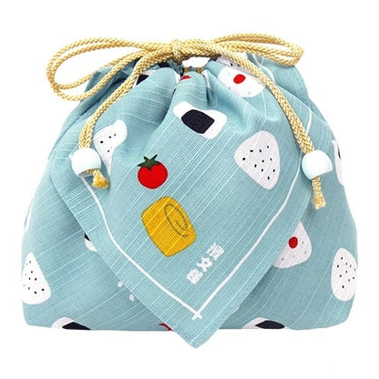 Sample Bento Bag With Drawstring Pocket