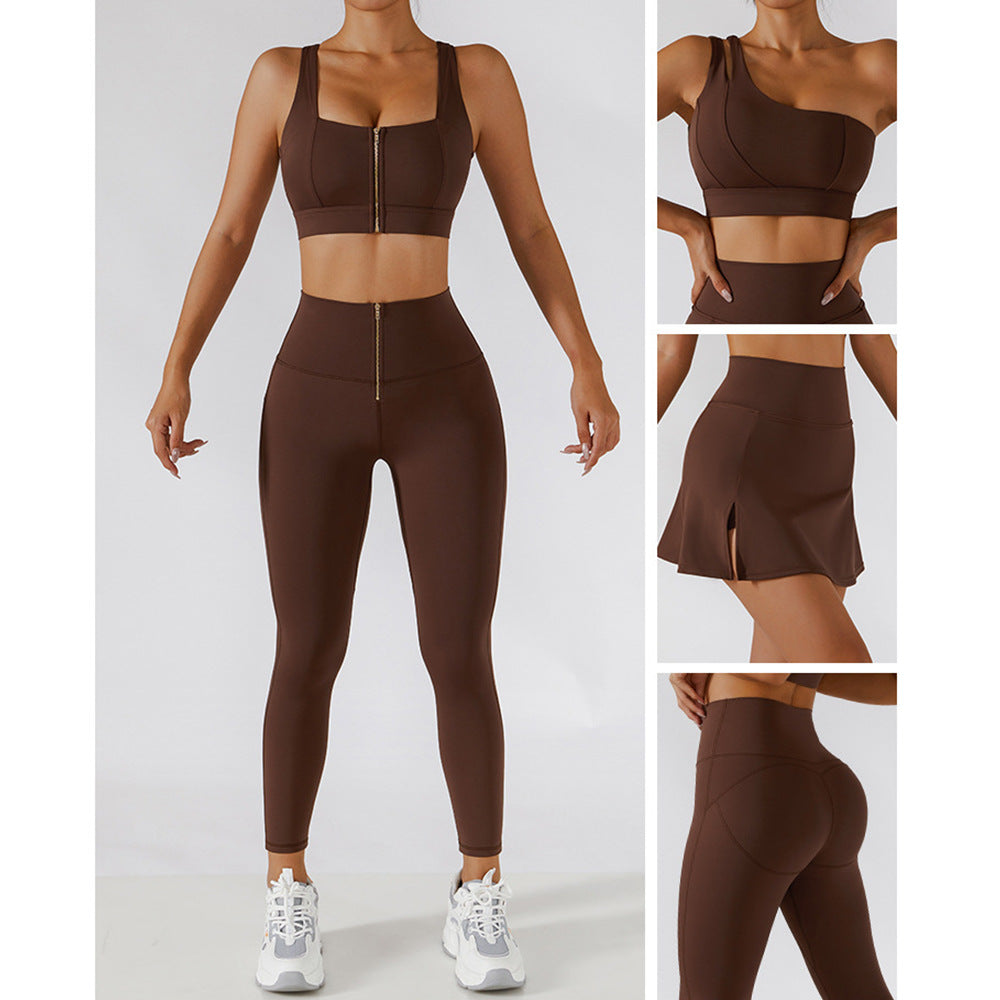 Costume de sport ensemble de Yoga sans couture femmes deux pièces