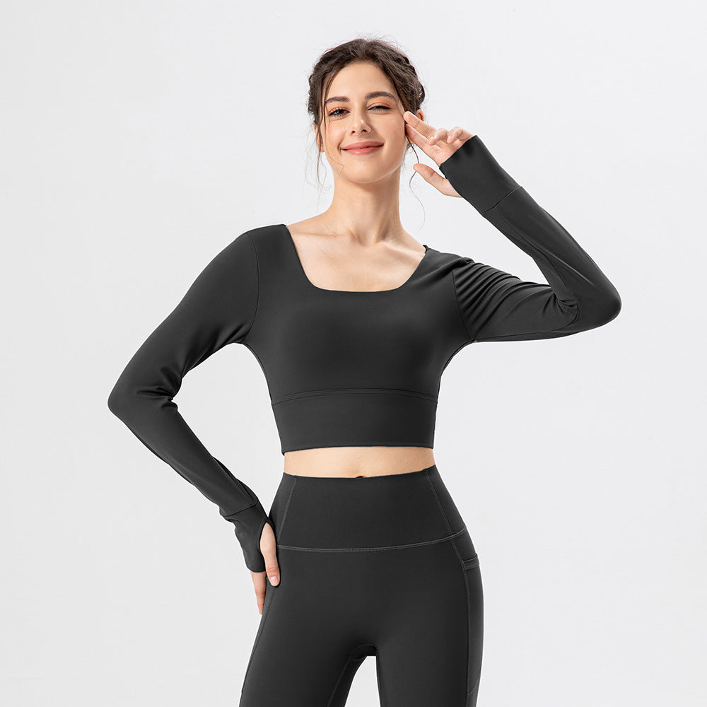 Ropa de yoga para mujer con almohadilla para el pecho