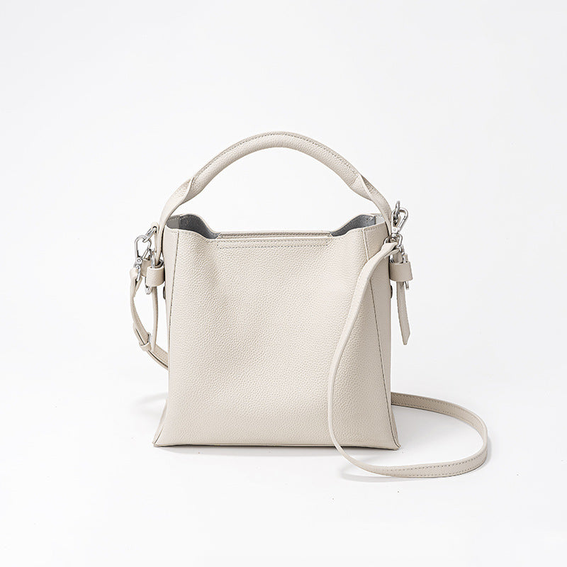 Bolso de piel de vaca de capa superior de moda para mujer