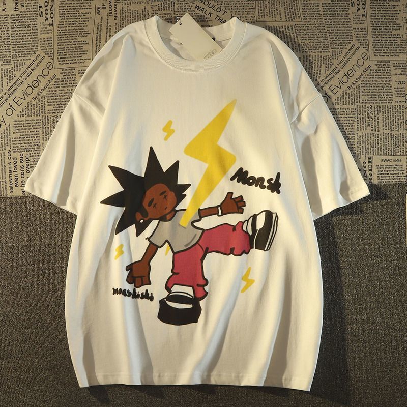 New Cartoon American Fashion Brand Thin T-shirt