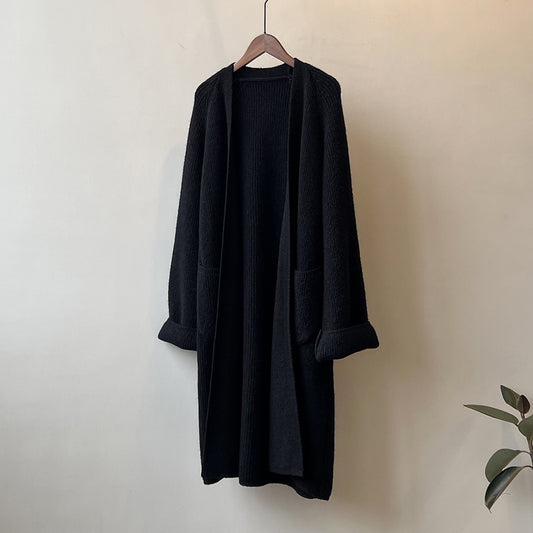 Pull Cardigan Manteau Femme Mi-long