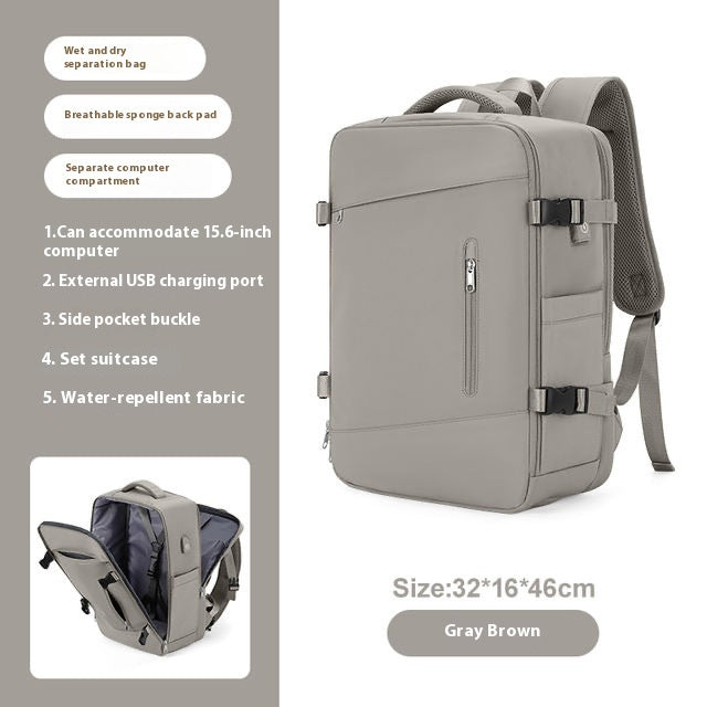 Scalable New Business Travel Large Capacity Computer Schoolbag Women