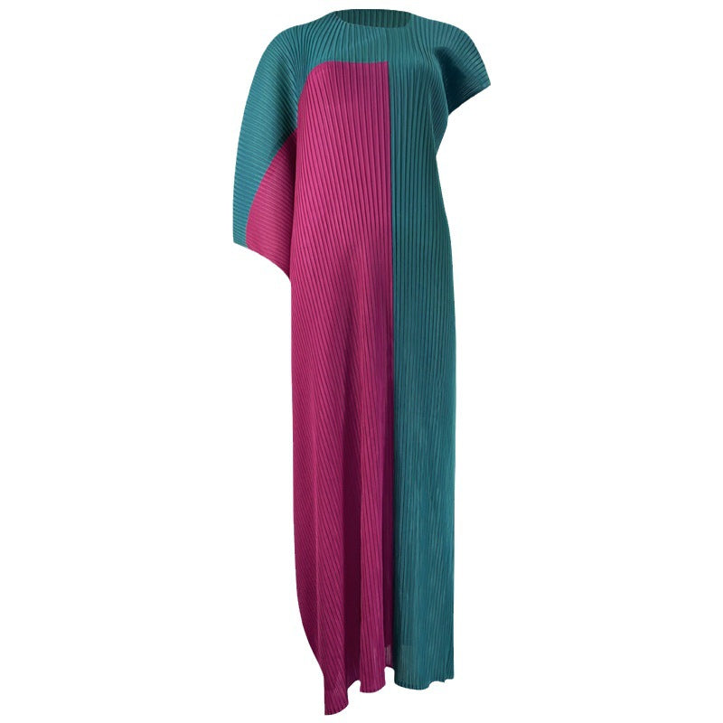 Robe ample aux couleurs assorties pour femme