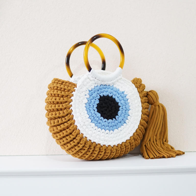 Bolsa tejida de gran capacidad Big Eye Monster portátil