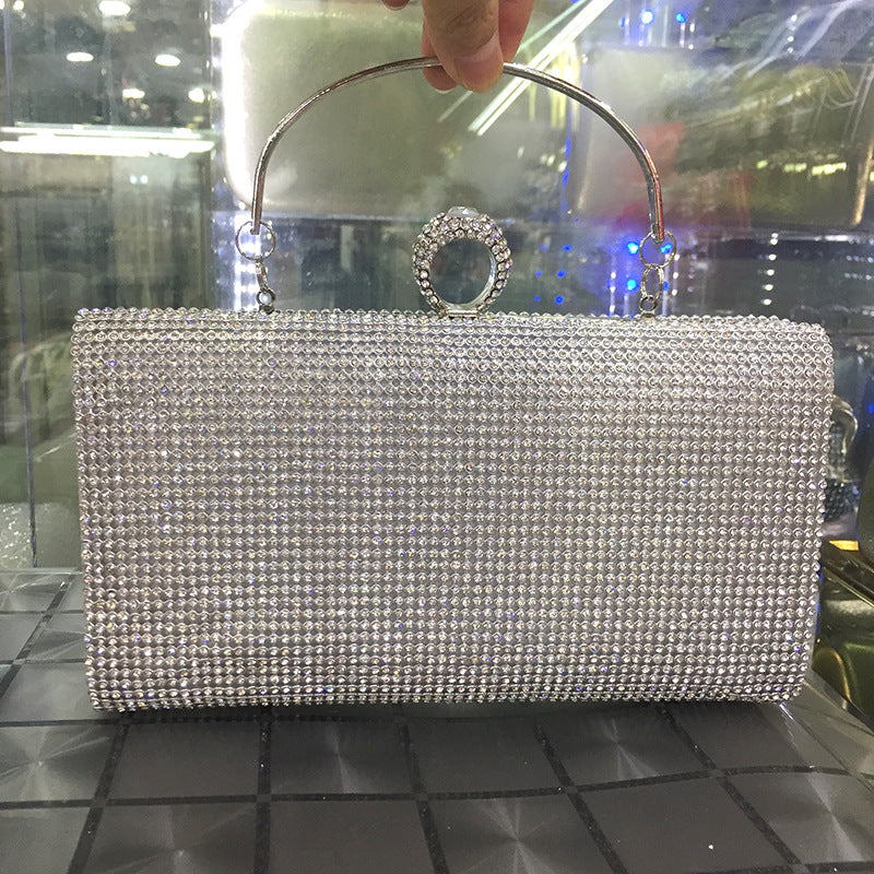 Diamond-encrusted Lady Spot Hand Bag Diamond