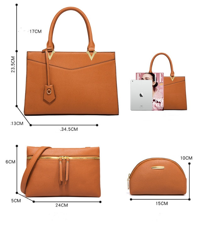 Large-capacity Four-piece Set Of European And American Fashion Handbags