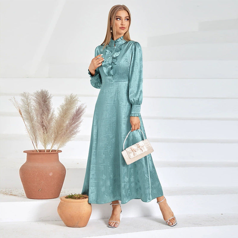 Autumn Fashion Casual Turtleneck Long Dress