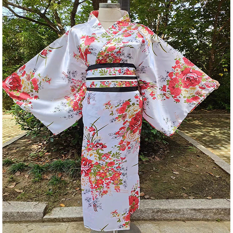 Traje tradicional de mujer Albornoz Anime Cosplay Traje de fotografía Kimono