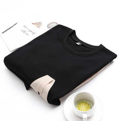 Large Size Women's Loose And Slim Fashion Bottoming Long-sleeved T-shirt