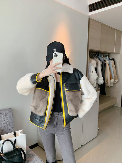 Women's Graceful And Fashionable Fur Coat