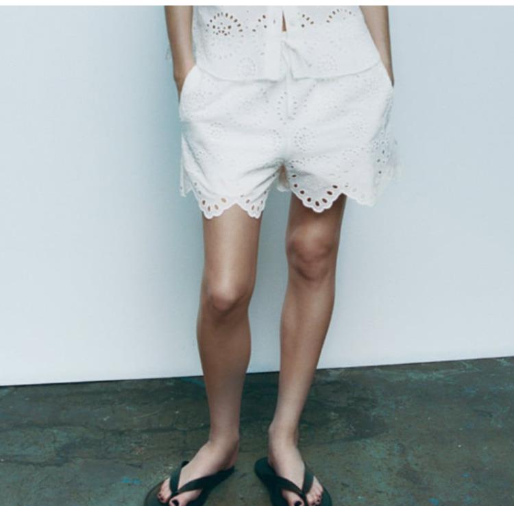 Summer New Embroidered Long Dress Short Sleeve Shirt Shorts