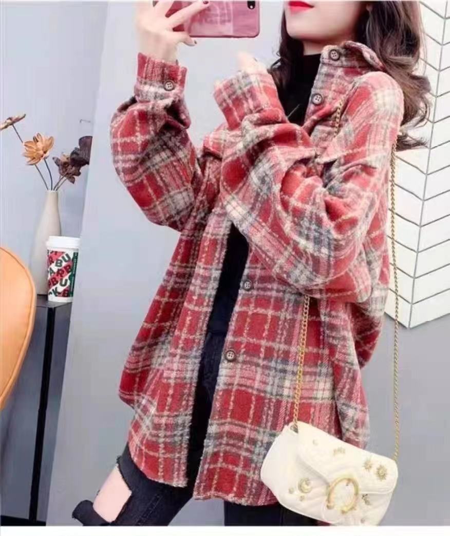 Korean Art Style Casual Cotton Jacket Shirt