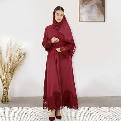 Robe de broderie gracieuse à la mode pour femmes