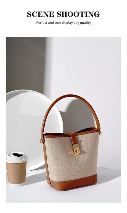 Bolso bandolera para mujer Commuter Woven New High Sense All-match