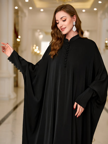 Women's Fashion Robe Batwing Sleeve Dress