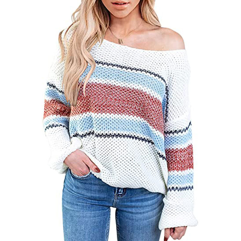 Loose Round Neck Knitted Bottoming Shirt Bump