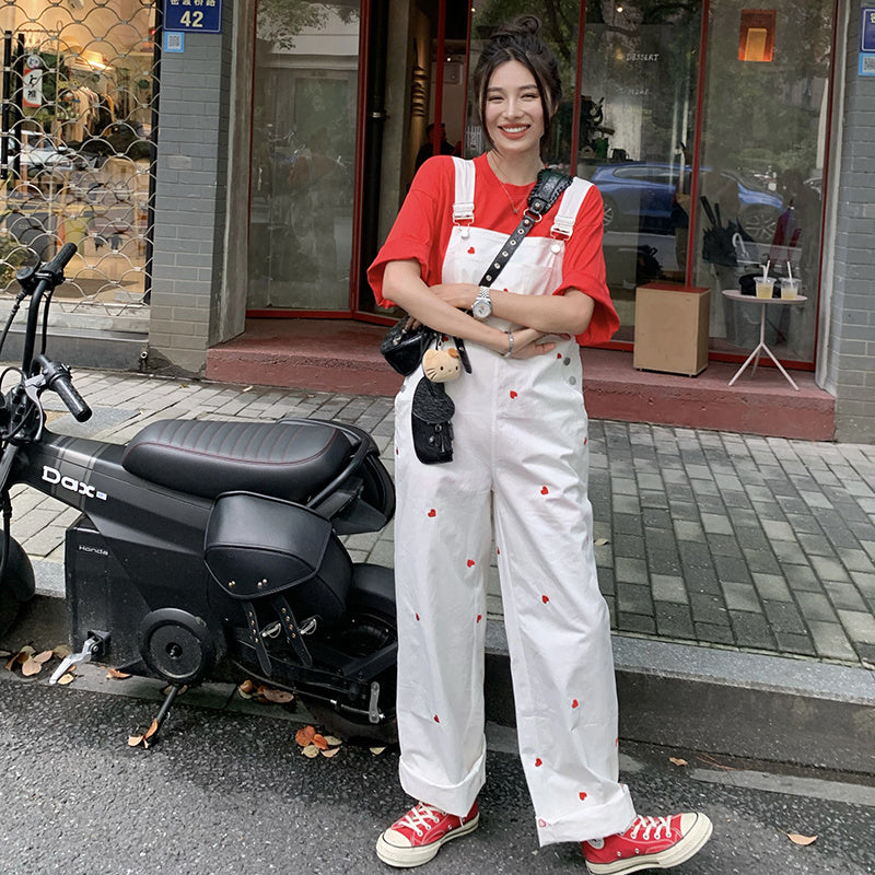 Fashion Personality Cowboy Overalls Women