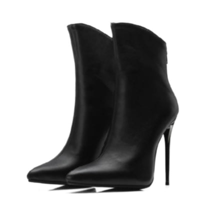 Women's Fashion Stiletto Pointed Ankle Boots