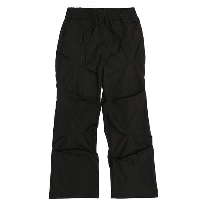 Hip Hop Pleated Design Trousers For Men