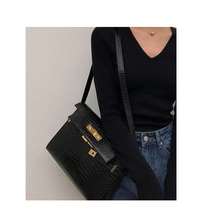 Vintage One-shoulder Tofu Underarm Bag