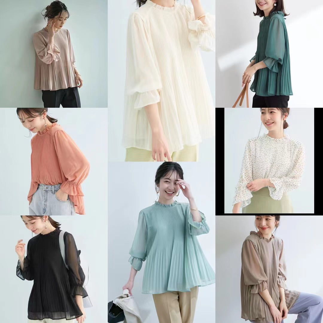 Women's Chiffon Shirt Loose All-matching T-shirt